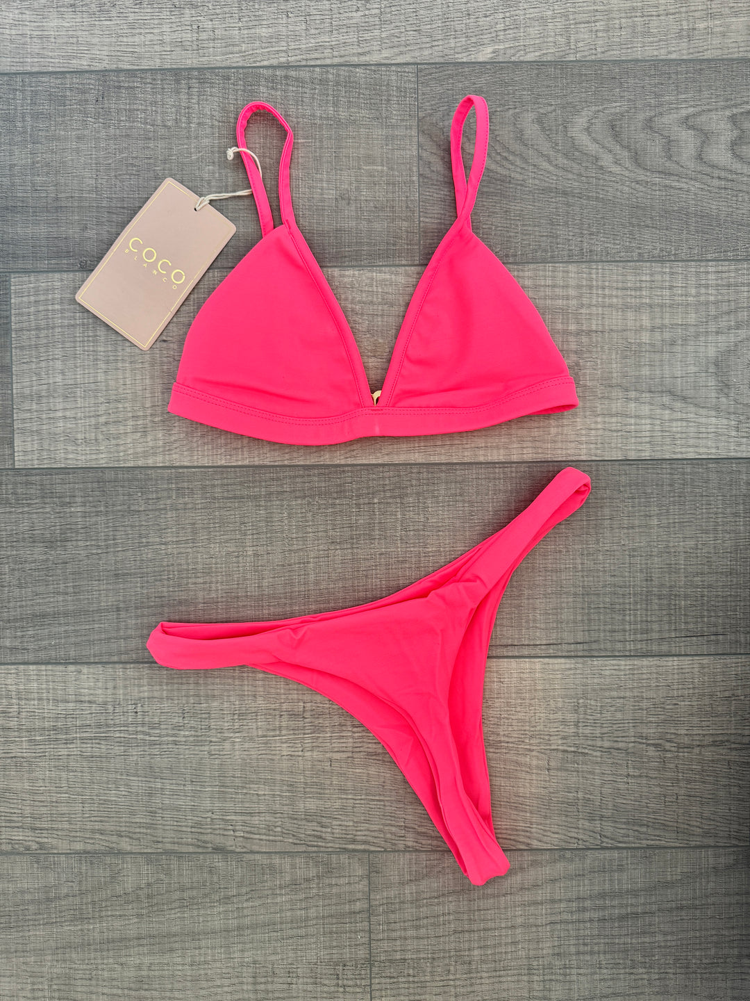 Louie Bikini Top | Pink