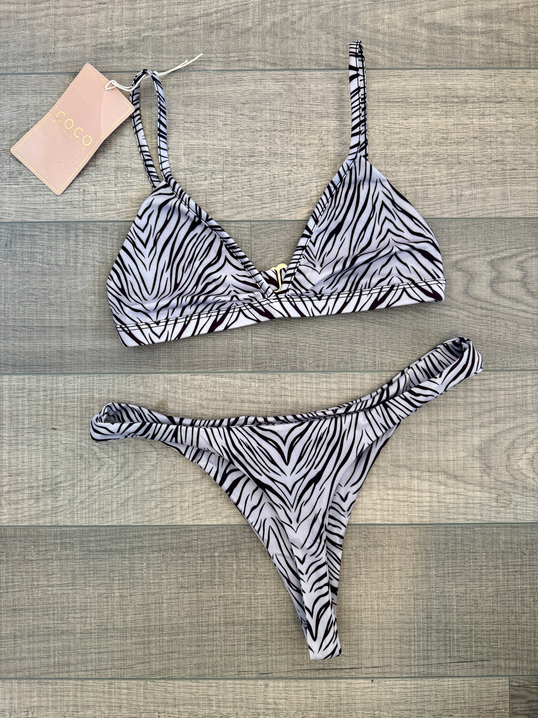 Louie Bikini Bottom | Zebra