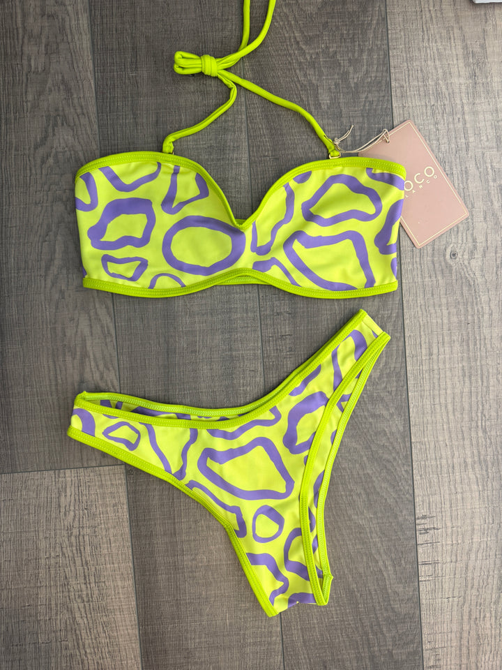 Palm Bikini Bottom | Neon Abstract