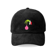 Grinch Corduroy Cap