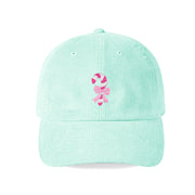 Candy Cane Corduroy Cap