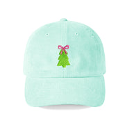 Christmas Tree Corduroy Cap