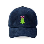 Christmas Tree Corduroy Cap