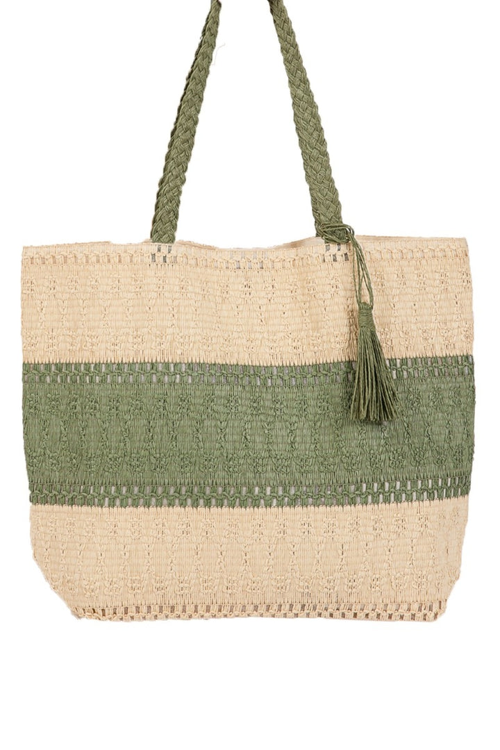 Lauren Woven Tote Bag